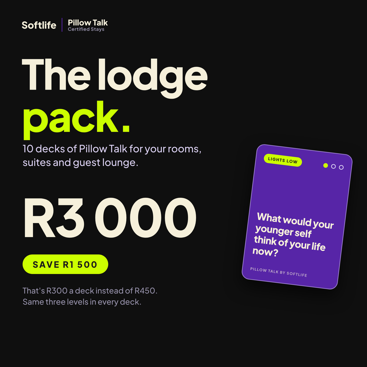 Pillow Talk by Softlife: The Bedside Card Game