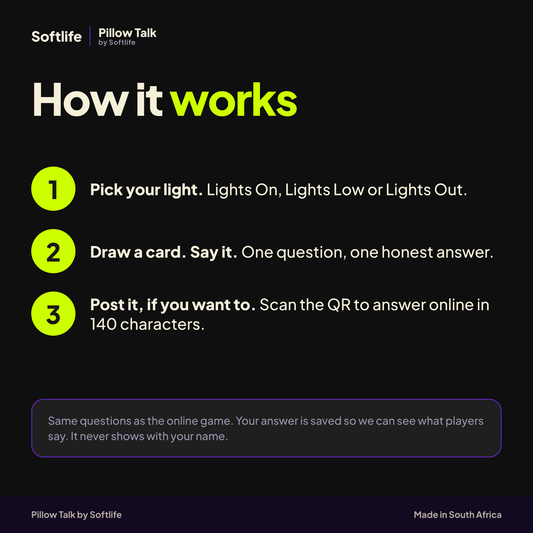 Pillow Talk by Softlife: The Bedside Card Game